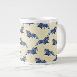 Grande Tasse Blámóða 2 Cheval Islandais Bleu