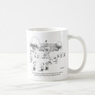Grande tasse blanche de jeune épistémologue