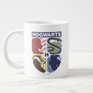 Grande Tasse BlasonESTAMPILLÉ HOGWARTS™ de style rétro