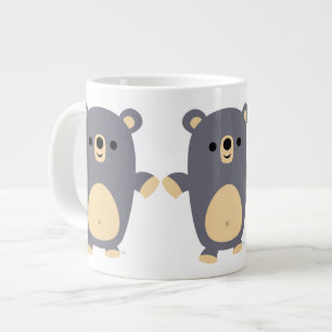 Grande Tasse Bleu Bleu mignon Cartoon Ours Jumbo Mug
