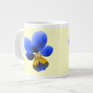 Grande Tasse Bleu Pansy