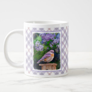 Grande Tasse Bleuet de l'Est en neige - Photo originale