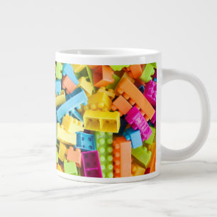 Grande Tasse Blocs de construction en plastique néon