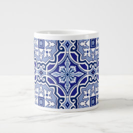 Grande Tasse Blue tiles,Mediterranean tiles,majolica