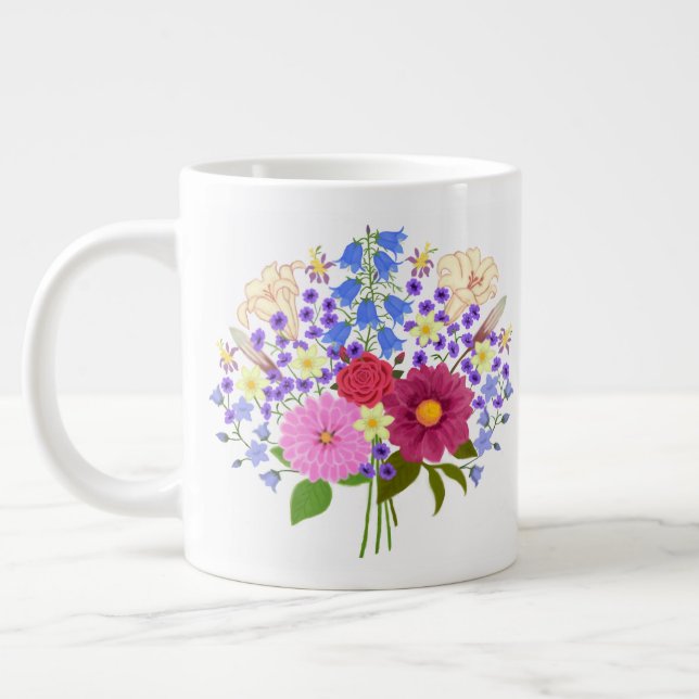 Grande Tasse Blumenstrauss Specialty Mug (Gauche)