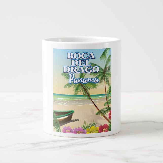 Grande Tasse Boca del Drago Panama Beach poster voyage (Devant)