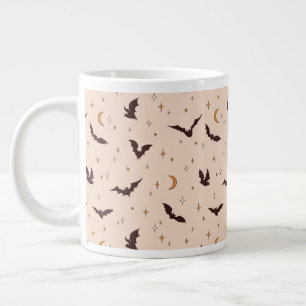 Grande Tasse Boho Bats et étoiles Motif d'Halloween