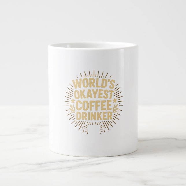 Grande Tasse Boisson de café Okayest (Devant)