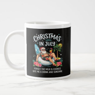 Grande Tasse Boisson de vacances de Noël en juillet avec le Pèr