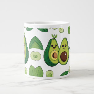 Grande Tasse Boîtier téléphonique couple Avocado Funny Kawaii