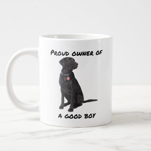 Grande Tasse Bon Garçon Black Lab (Gauche)