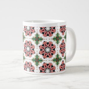 Grande Tasse Bonbon de Noël festif en forme de canne