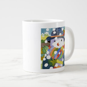 Grande Tasse Bonhomme de neige dans la neige 2011