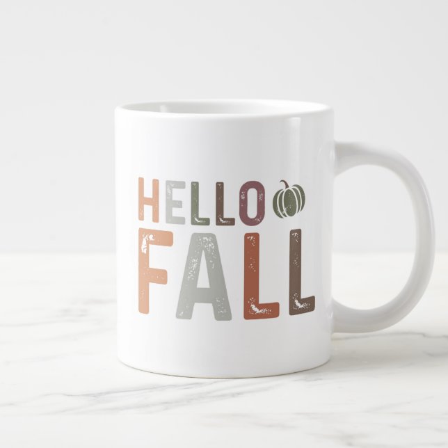 Grande Tasse Bonjour Automne (Droite)