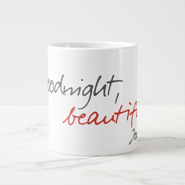 Grande Tasse "Bonjour, beau" Joe Covelli cite Mug (Devant)