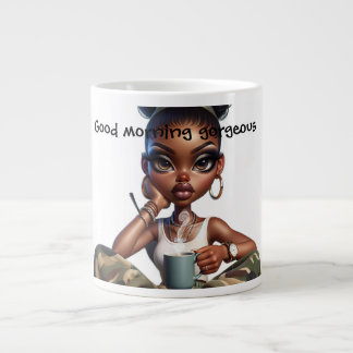 Grande Tasse Bonjour magnifique 