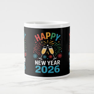 Grande Tasse Bonne année 2026 Fête drôle de la Saint-Sylvestre 