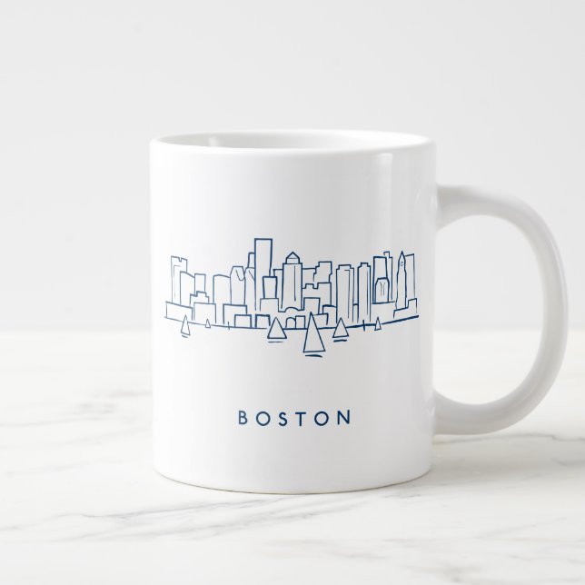 Grande Tasse Boston Skyline (Droite)