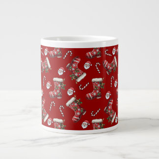 Grande Tasse Bottes de Noël festives