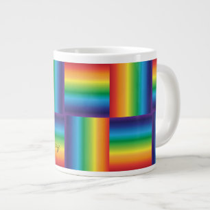 Grande Tasse Boue à roulettes arc-en-ciel