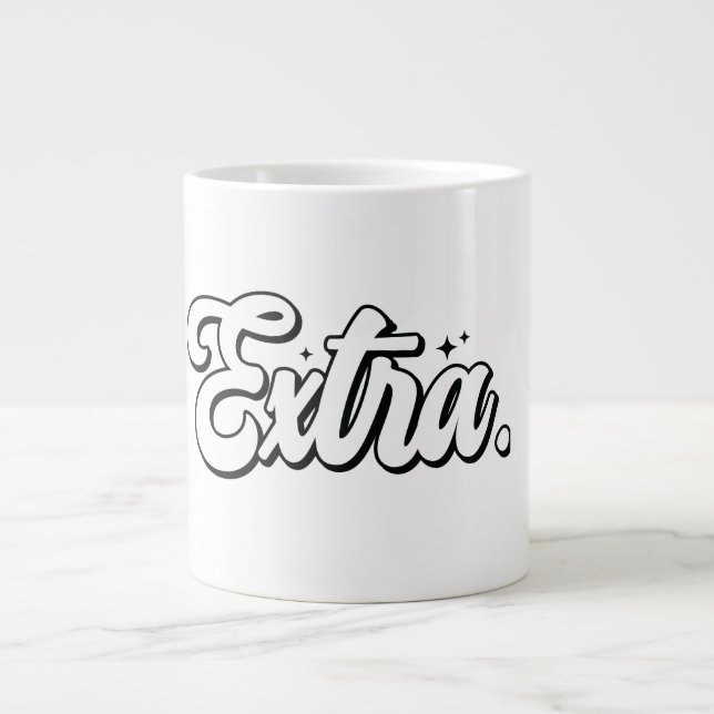 Grande Tasse Boue de café supplémentaire (Devant)
