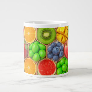 Grande Tasse Boue de fruits