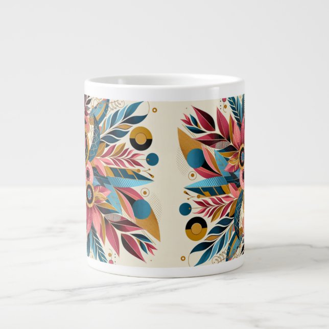 Grande Tasse Boue florale (Devant)