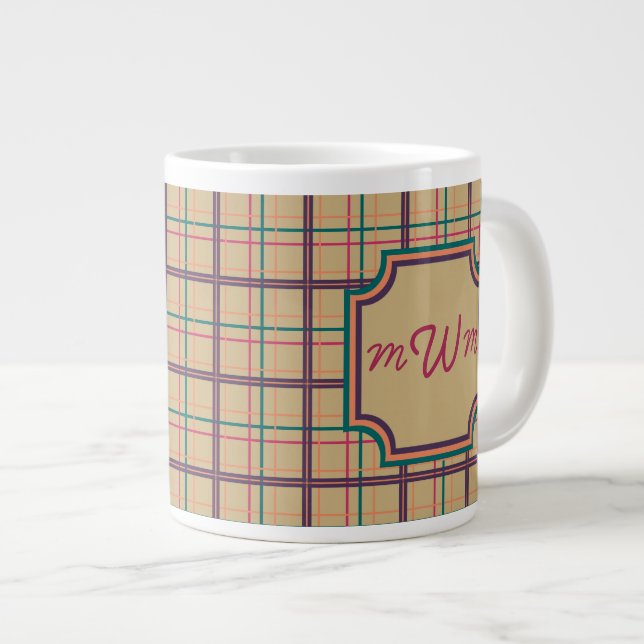 Grande Tasse Boug de spécialité Plaid été (Devant droit)