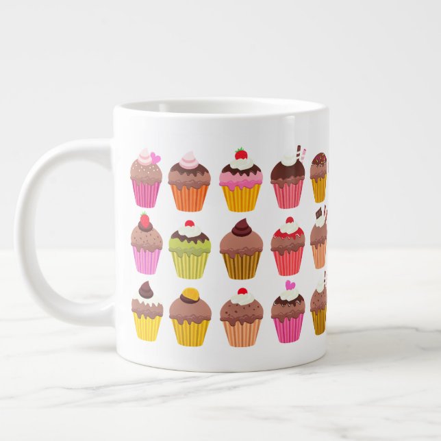 Grande Tasse Boug surdimensionné unique pour microwave CupCakes (Gauche)
