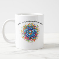 Bouquet floral bleu aquarelle vibrant