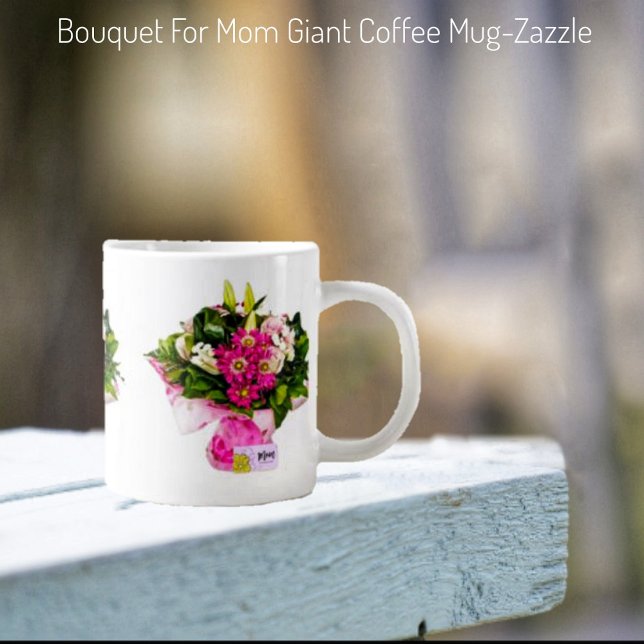 Grande Tasse Bouquet pour maman (Créateur téléchargé)