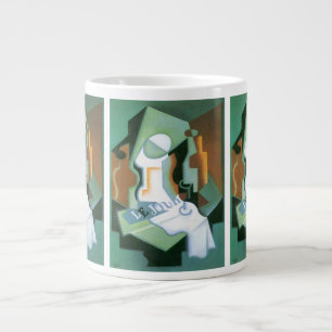 Grande Tasse Bouteille et compotier de fruits par Juan Gris, Cu