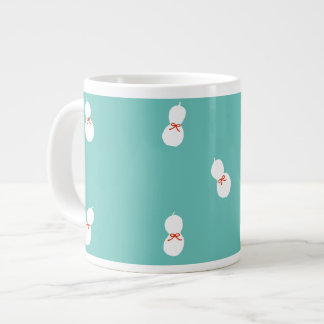 Grande Tasse Bouteille Gourd avec Motif de ruban