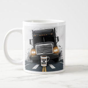 Grande Tasse Braquage pour le thème du camion de café