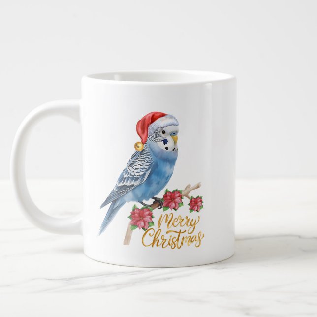 Grande Tasse Budgie Christmas (Gauche)
