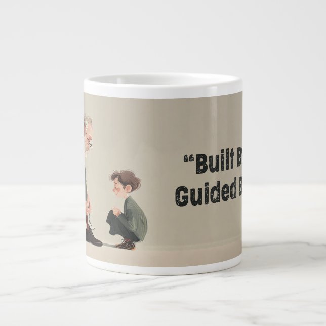 Grande Tasse Built By Love. Guided By Dad (Devant)