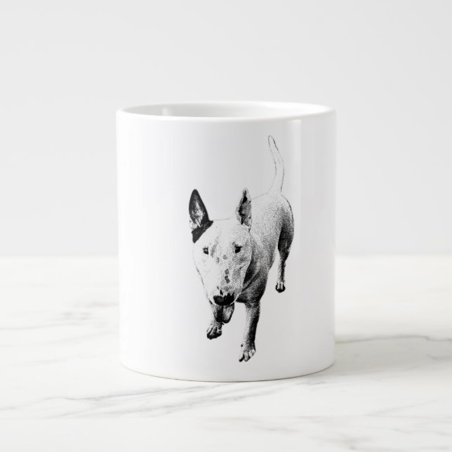 Grande Tasse Bull Terrier Mug – Soulful Grit, Front and Center (Devant)