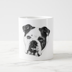 Grande Tasse Bulldog Winter Morning Mug