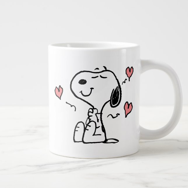 Grande Tasse cacahuètes | Coeurs de snoopy (Droite)