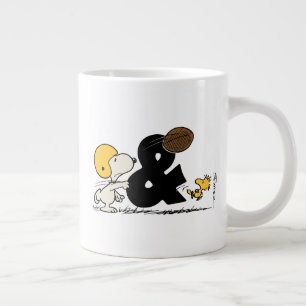Grande Tasse cacahuètes   Football Snoopy & Woodstock