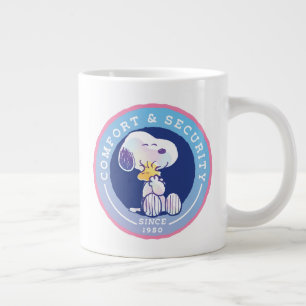 Grande Tasse cacahuètes   Insigne de confort et de sécurité ble