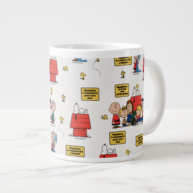 Grande Tasse cacahuètes | Le bonheur, c'est... (Devant droit)