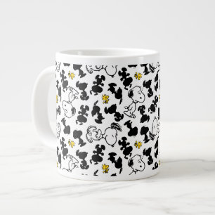 Grande Tasse cacahuètes Snoopy & Woodstock Shadow Motif