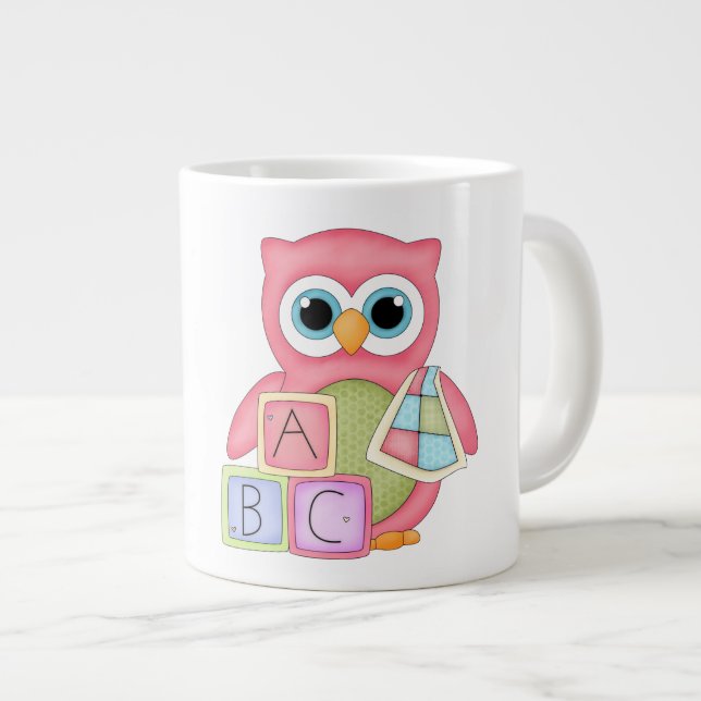 Grande Tasse Cadeau bébé - Jumbo Mug (Devant droit)