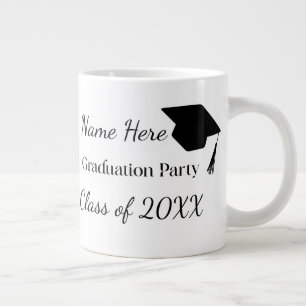 Grande Tasse Cadeau de fin d'études personnalisé avec nom perso