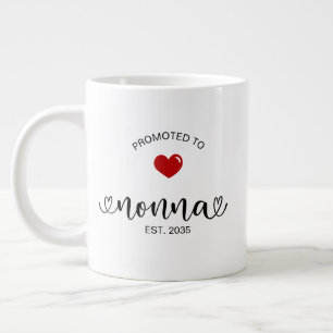 Grande Tasse Cadeau de nouvelle grand-mère Nonna établi