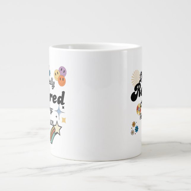 Grande Tasse Cadeau de retraite (Devant)