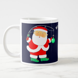 Grande Tasse Cadeau de vacances de pêche personnalisé