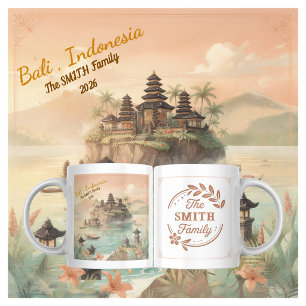 Grande Tasse Cadeau de voyage en famille à Bali Indonésie