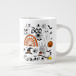 Grande Tasse Cadeau d'Halloween, Boo, Halloween Conception de s